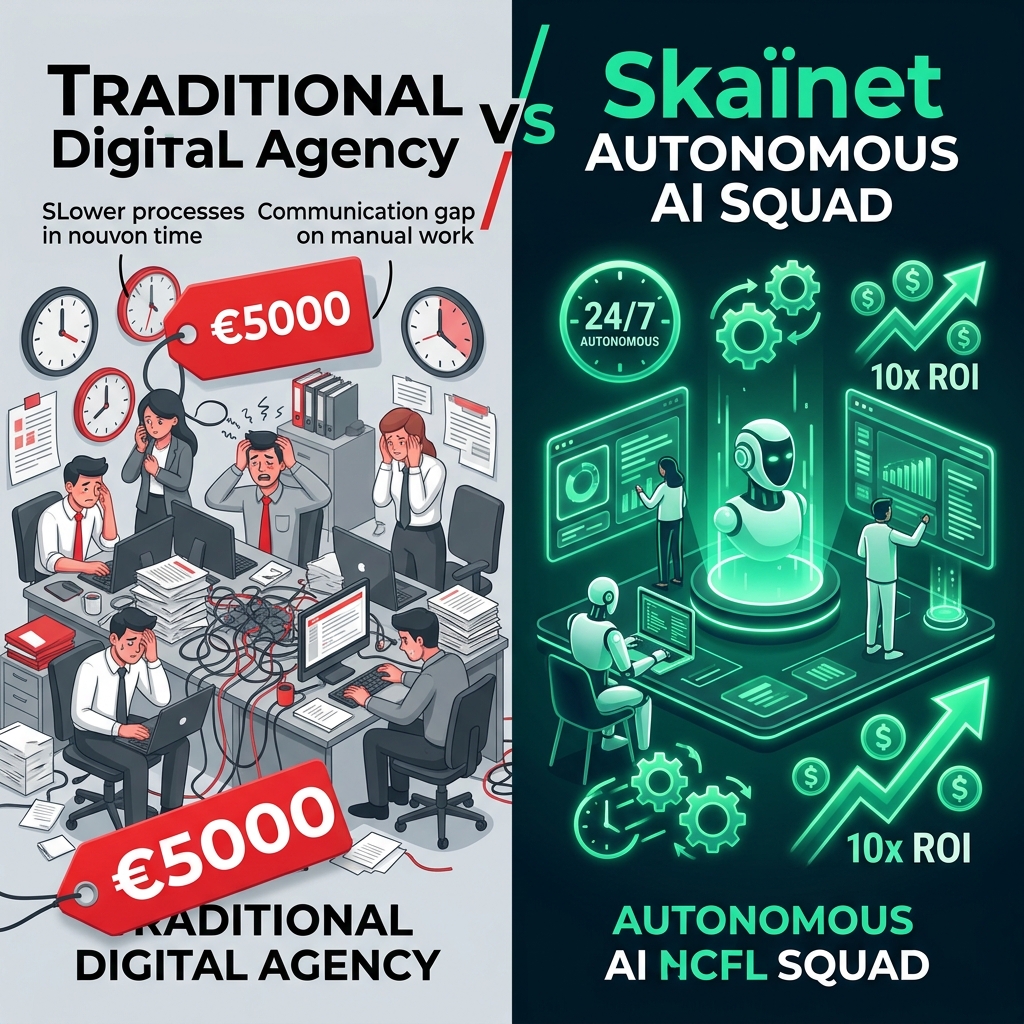 Agence Classique vs Squad IA
